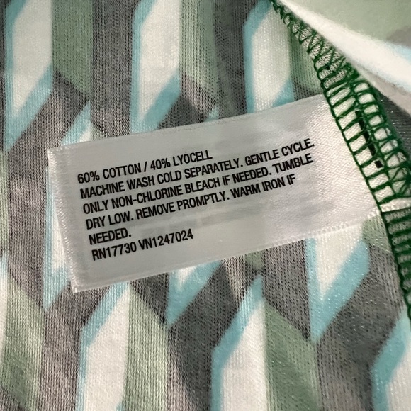 2PC SET Diane Von Furstenberg DVF for Target Arrow Geo Green Mini Skort & Top XS - Picture 8 of 16